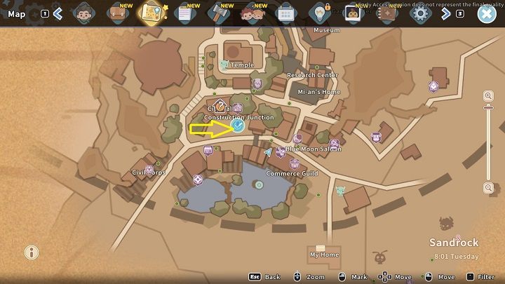 Kolejny przystanek to City Hall, gdzie rezydują władze miasta - My Time at Sandrock: Jasmine Co. Official Sandrock Tour - solucja, opis przejścia - My Time at Sandrock - poradnik do gry