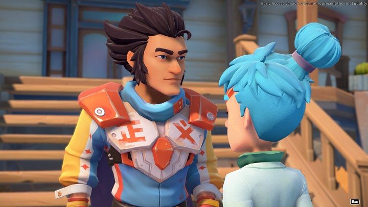 Gdy skierujecie swoje kroki do City Hall w czasie wypełniania misji głównej Becoming Official, na waszej drodze pojawi się Pen - My Time at Sandrock: Combat Training - solucja, opis przejścia - My Time at Sandrock - poradnik do gry