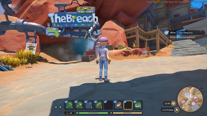 Eksploracja The Breach różni się od zwiedzania Eufaula Salvage Abandoned Ruins - My Time at Sandrock: The Breach - My Time at Sandrock - poradnik do gry