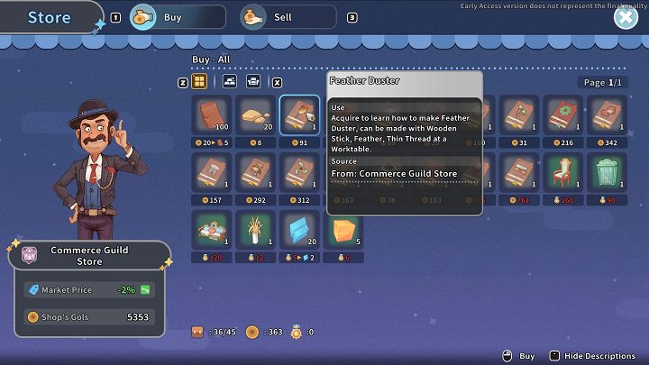 Feather Duster można stworzyć za pomocą Worktable - My Time at Sandrock: Piach - jak usunąć? - My Time at Sandrock - poradnik do gry