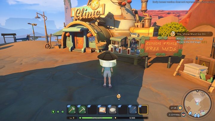 Okazuje się, że oferowane przez Fanga lekarstwa są eksperymentalne i trudno przewidzieć ich efekty - My Time at Sandrock: Taste of Your Own Medicine - solucja, opis przejścia - My Time at Sandrock - poradnik do gry