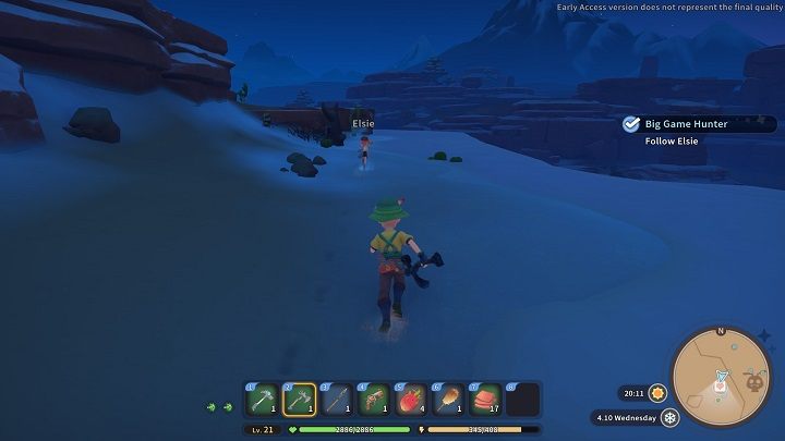 Biegnijcie za Elsie, aż dotrzecie do rannego liska - My Time at Sandrock: Big Game Hunter -solucja, opis przejścia - My Time at Sandrock - poradnik do gry