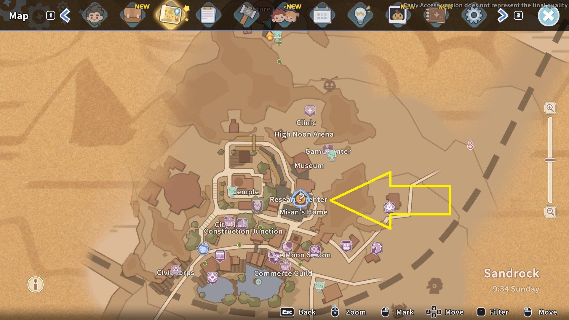 Teraz należy opracować plany nowego systemu, bez którego farma nie będzie poprawnie prosperować - My Time at Sandrock: Moisture Farm Blues- solucja, opis przejścia - My Time at Sandrock - poradnik do gry