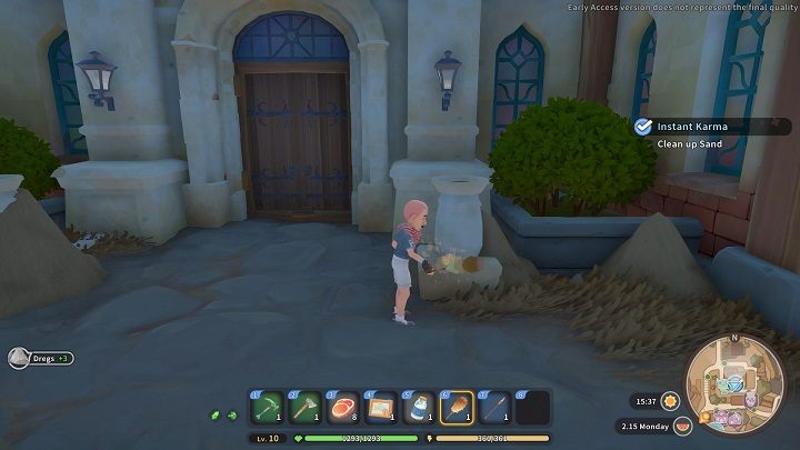 Do wykonania zadania niezbędny jest Feather Duster - My Time at Sandrock: Instant Karma - solucja, opis przejścia - My Time at Sandrock - poradnik do gry