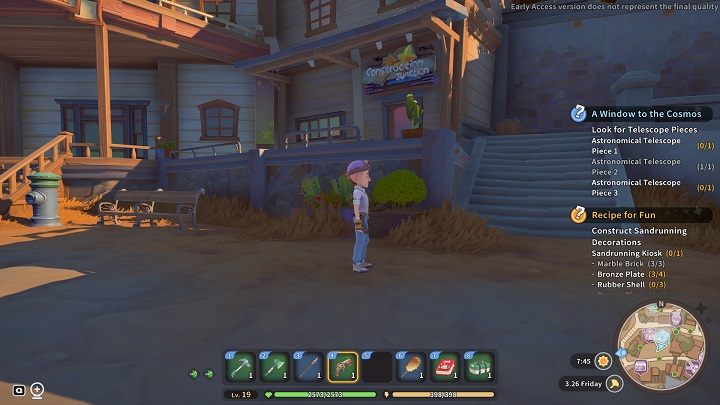 Przed wykonaniem głównego celu zadania, będzie musieli ulepszyć Waszą Assembly Station - My Time at Sandrock: Recipe for Fun - solucja, opis przejścia - My Time at Sandrock - poradnik do gry