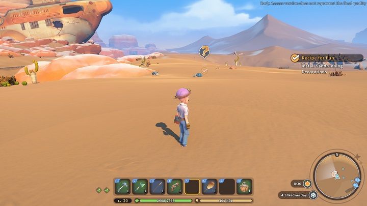 Gdy postawicie Sandrunning Kiosk w odpowiednim miejscu, Catori przyjdzie i podziękuje Wam za pracę - My Time at Sandrock: Recipe for Fun - solucja, opis przejścia - My Time at Sandrock - poradnik do gry