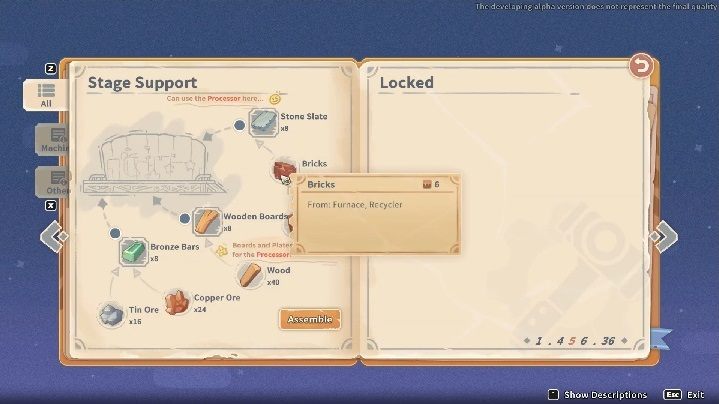 Aby zbudować Stage Support potrzebujecie - My Time at Sandrock: Stage Support czy Stage Backdrop - co zbudować? - My Time at Sandrock - poradnik do gry