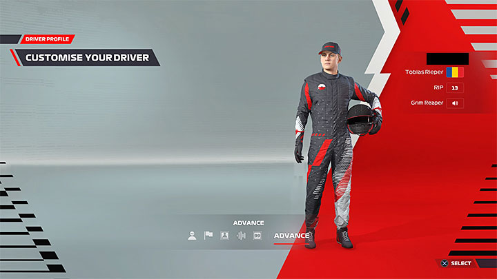 Oddzielną postać możecie też stworzyć rozpoczynając jedną z dostępnych karier - F1 22: Wygląd postaci - jak zmienić (płeć, twarz, ubrania, strój wyścigowy)? - F1 22 - poradnik do gry