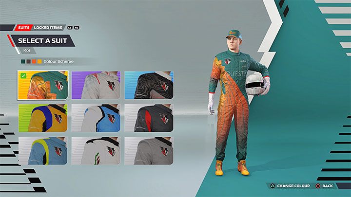 Gra pozwala również na zmianę ubioru głównego bohatera - F1 22: Wygląd postaci - jak zmienić (płeć, twarz, ubrania, strój wyścigowy)? - F1 22 - poradnik do gry
