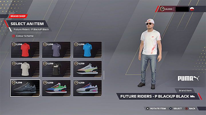 Gra udostępnia na starcie jedynie niewielką ilość ubiorów wyścigowych i codziennego użytku - F1 22: Wygląd postaci - jak zmienić (płeć, twarz, ubrania, strój wyścigowy)? - F1 22 - poradnik do gry