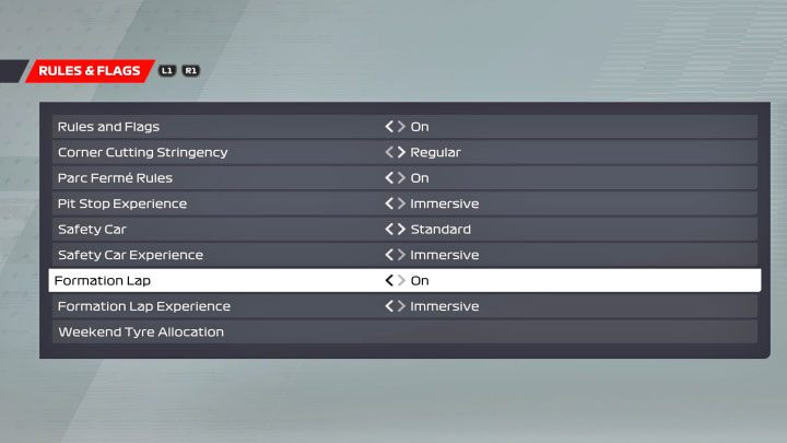 Do powalczenia o trofeum wymagane jest włączone okrążenie formujące (Formation Lap) - F1 22: Jak ulał (Slotting In) - trofeum, jak zdobyć? - F1 22 - poradnik do gry
