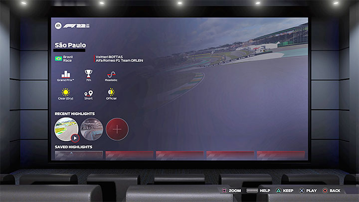 2 - F1 22: F1 Life - opis menu - F1 22 - poradnik do gry