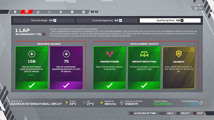 Ważną informacją jest to, że w karierze treningi służą nie tylko poznaniu toru i przetestowaniu bolidu, ale też do realizcji programów treningowych - F1 22: Kariera - porady i zarządzanie zespołem - F1 22 - poradnik do gry