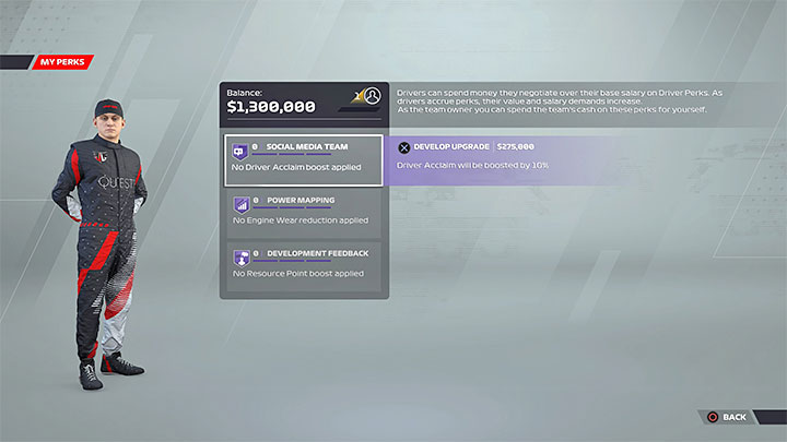 Każdy kierowca opisany jest też szeregiem innych statystyk - F1 22: Kariera - porady i zarządzanie zespołem - F1 22 - poradnik do gry