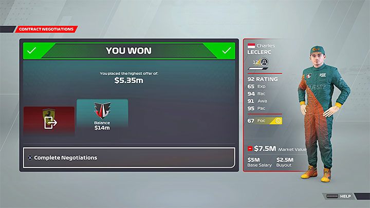 Po tym jak upłynie kontrakt Waszego drugiego kierowcy musicie podjąć decyzję - F1 22: Kariera - porady i zarządzanie zespołem - F1 22 - poradnik do gry