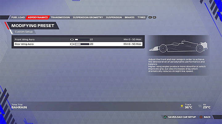 1 - F1 22: Bahrajn (Bahrain) - rekomendowana konfiguracja (setup) - F1 22 - poradnik do gry