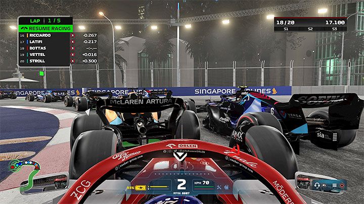 Bolidy F1 bardzo łatwo można uszkodzić i powinniście unikać jakiegokolwiek kontaktu z konkurentami - F1 22: Porady na start - lista - F1 22 - poradnik do gry