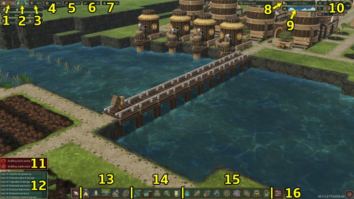 1 - Timberborn: Interfejs - Timberborn - poradnik do gry