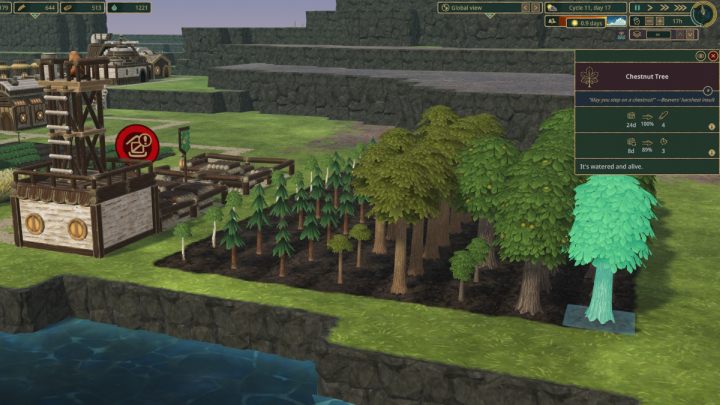 Kłodę pozyskują pracownicy zatrudnieni w stanowiskach drwali przy wycince drzew - Timberborn: Surowce i zasoby - lista - Timberborn - poradnik do gry