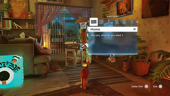 Ze spotkaniami z przyjaźnie nastawionymi robotami ze świata gry powiązana jest dodatkowa mechanika - możecie otwierać inwentarz i pokazywać im posiadane przedmioty - Stray: Porady na start - lista - Stray - poradnik do gry