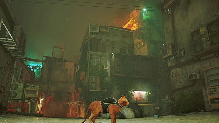 Slumsy to pierwsza półotwarta lokacja z gry, do której traficie po raz pierwszy na stosunkowo wczesnym stadium gry - w rozdziale 4 - Stray: Porady na start - lista - Stray - poradnik do gry