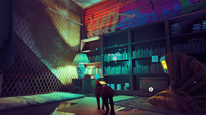 Lokalizacja w menu: rząd 3, pozycja 5 - Stray: Śródmiasto (Midtown) - wszystkie wspomnienia (Memories) - Stray - poradnik do gry