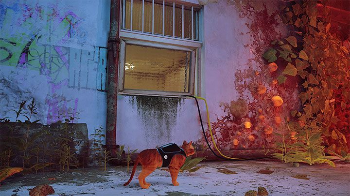 Wdrapujcie się na wyższe rury i inne wyżej położone obiekty - Stray: Ślepy zaułek (Dead End), rozdział 7- solucja, opis przejścia - Stray - poradnik do gry