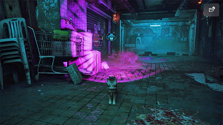 W nowej lokacji pociągnijcie za dźwignię i bądźcie gotowi do walki z zurkami - Defluxor może je zabijać - Stray: Ślepy zaułek (Dead End), rozdział 7- solucja, opis przejścia - Stray - poradnik do gry