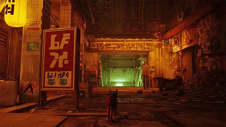 Musicie kontynuować ochranianie Doca do momentu pozbycia się wszystkich zurków (robot nie ma na szczęście żadnego paska zdrowia) - Stray: Ślepy zaułek (Dead End), rozdział 7- solucja, opis przejścia - Stray - poradnik do gry