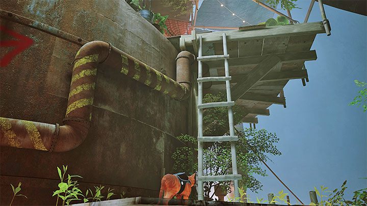Musicie kontynuować wspinaczkę w wiosce maszyn - Stray: Mrowiska (Antvillage), rozdział 9 - solucja, opis przejścia - Stray - poradnik do gry