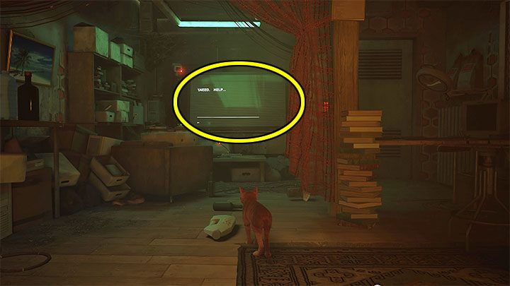 1 - Stray: Zagadka z ciałem do ściągnięcia B-12 - Mieszkanie (The Flat) - Stray - poradnik do gry