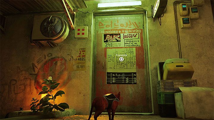 1 - Stray: Zagadka z sejfem i notatką z kodem binarnym - Slumsy (The Slums) - Stray - poradnik do gry