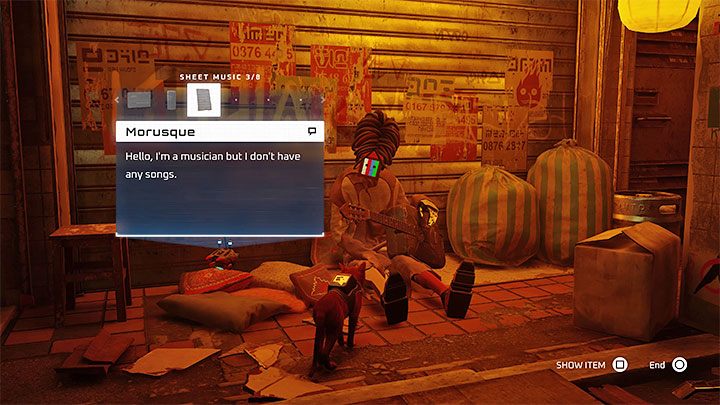 Morusque jest robotem, który zbiera partytury - Stray: Partytury (Sheet Music) - lista wszystkich znajdziek - Stray - poradnik do gry