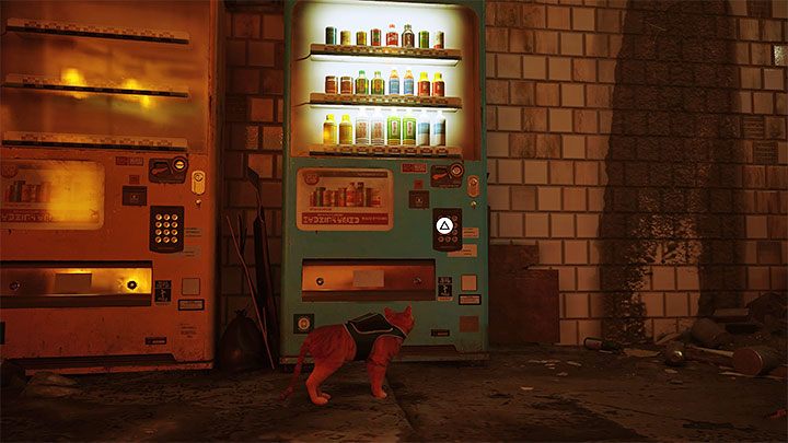 Za znajdźkę musicie zapłacić 1 napojem energetycznym (Energy Drink Can) - Stray: Partytury (Sheet Music) - lista wszystkich znajdziek - Stray - poradnik do gry