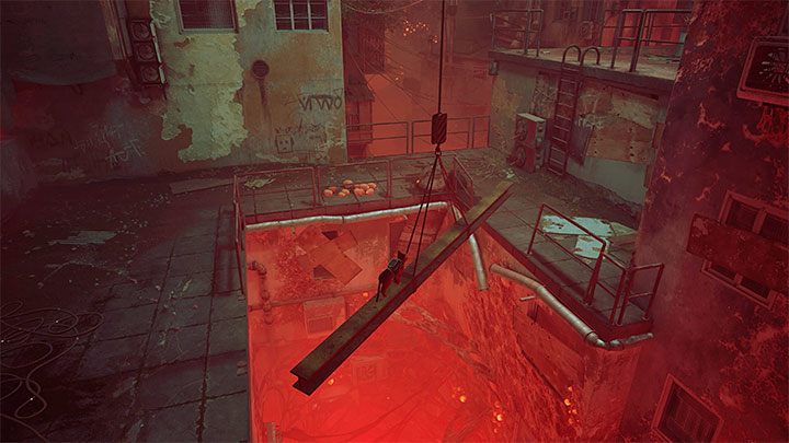 Na dachy traficie po pierwszej wizycie w slumsach (etap 4) - Stray: Dachy (Rooftops), rozdział 5 - solucja, opis przejścia - Stray - poradnik do gry