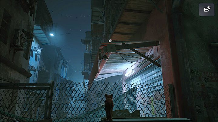 Rozdział rozpoczniecie po opuszczeniu kanałów - Stray: Martwe Miasto (Dead City), rozdział 2 - solucja, opis przejścia - Stray - poradnik do gry