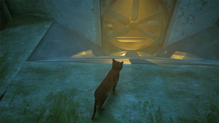 Przeskoczcie przez otwór w ścianie - Stray: Martwe Miasto (Dead City), rozdział 2 - solucja, opis przejścia - Stray - poradnik do gry