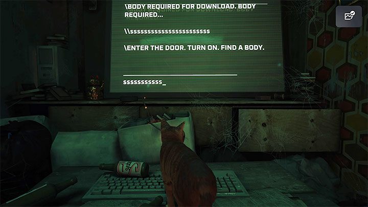 Wskoczcie na biurko i zacznijcie biegać po klawiaturze - Stray: Mieszkanie (The Flat), rozdział 3 - solucja, opis przejścia - Stray - poradnik do gry