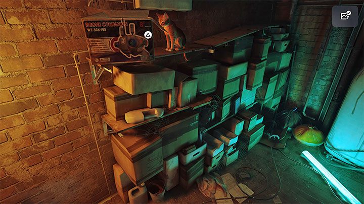 Poprawne dostarczenie 4 obiektów odblokuje kolejne pomieszczenie - Stray: Mieszkanie (The Flat), rozdział 3 - solucja, opis przejścia - Stray - poradnik do gry