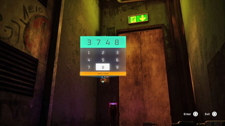 Powróćcie do głównego korytarza i dotrzyjcie do interaktywnej klawiatury numerycznej (Digicode) - Stray: Mieszkanie (The Flat), rozdział 3 - solucja, opis przejścia - Stray - poradnik do gry