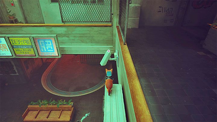 Musicie zniszczyć 3 kamery ochrony w budynku mieszkalnym - Stray: Śródmiasto (Midtown), rozdział 10 - solucja, opis przejścia - Stray - poradnik do gry