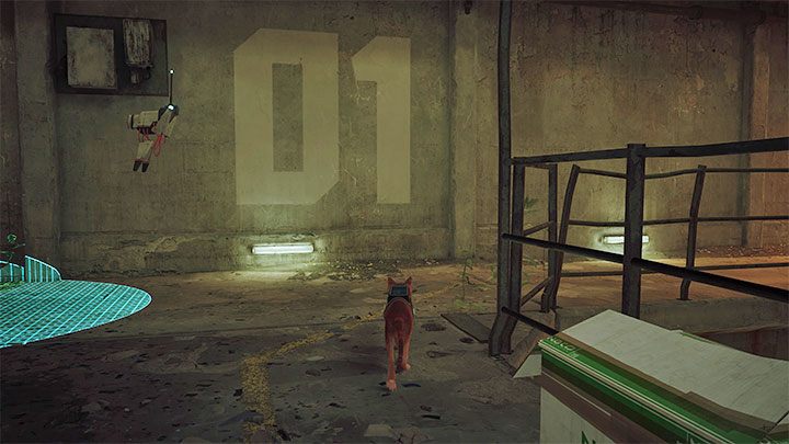 W przypadku wykrycia rozpoczną one śledzenie i ostrzeliwanie kota - Stray: Śródmiasto (Midtown), rozdział 10 - solucja, opis przejścia - Stray - poradnik do gry