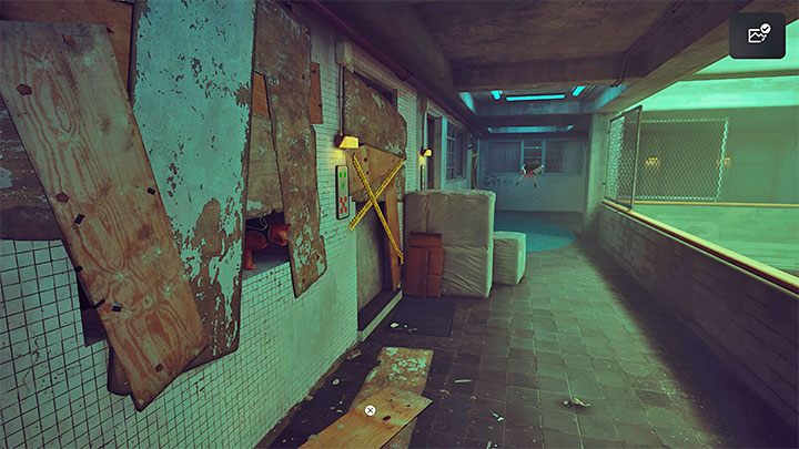 Wrogie drony nie przestały w międzyczasie skanować okolicy i musicie ich ponownie unikać - Stray: Śródmiasto (Midtown), rozdział 10 - solucja, opis przejścia - Stray - poradnik do gry