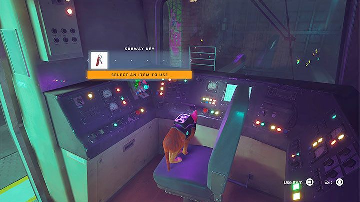 Udajcie się teraz do pierwszego wagonika metra - Stray: Pomieszczenie kontrolne (Control Room), rozdział 12 - solucja, opis przejścia, zakończenie - Stray - poradnik do gry