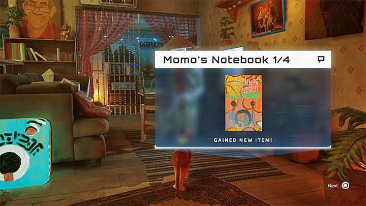 Porozmawiajcie z Momo i pokażcie mu pocztówkę (wybierzcie ten przedmiot z inwentarza) - Stray: Notatniki (Notebooks) w slumsach (The Slums) - gdzie znaleźć? - Stray - poradnik do gry