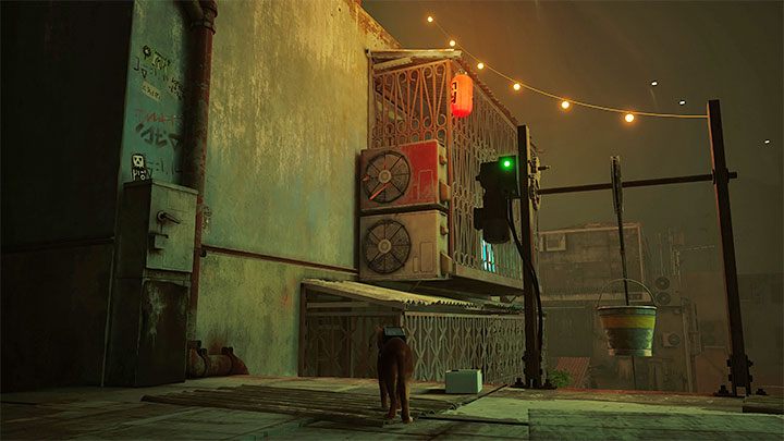 Zacznijcie badać dachy budynków w slumsach - Stray: Notatniki (Notebooks) w slumsach (The Slums) - gdzie znaleźć? - Stray - poradnik do gry