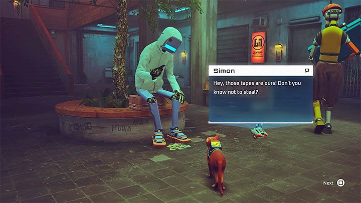 Musicie powrócić do kompleksu mieszkalnego i spotkać się z Simon - to jeden z robotów przebywających w tej lokacji - Stray: Kamizelka robotnika (Worker Jacket) - jak zdobyć? - Stray - poradnik do gry