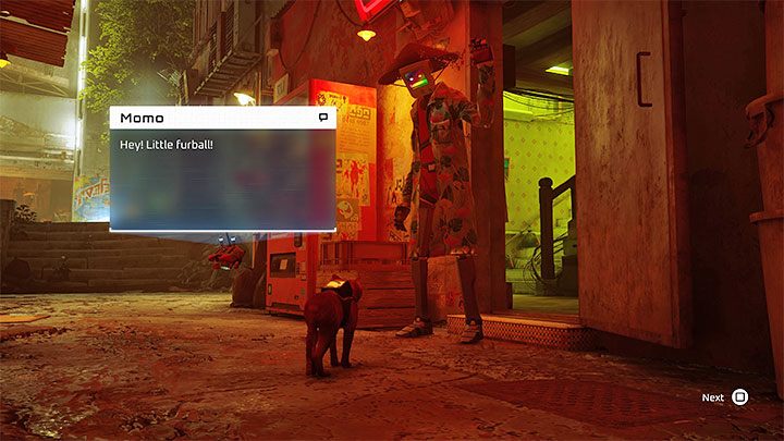 Do slumsów po raz drugi traficie po zamontowaniu nadajniko-odbiornika (Transceiver) przy okolicznej wieży radiowej (był to rozdział 5) - Stray: Slumsy - część 2 (The Slums - Part 2), rozdział 6 - solucja, opis przejścia - Stray - poradnik do gry