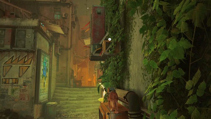 Waszym zadaniem stanie się sprowokowanie właściciela pralni do wyjścia z budynku - Stray: Slumsy - część 2 (The Slums - Part 2), rozdział 6 - solucja, opis przejścia - Stray - poradnik do gry