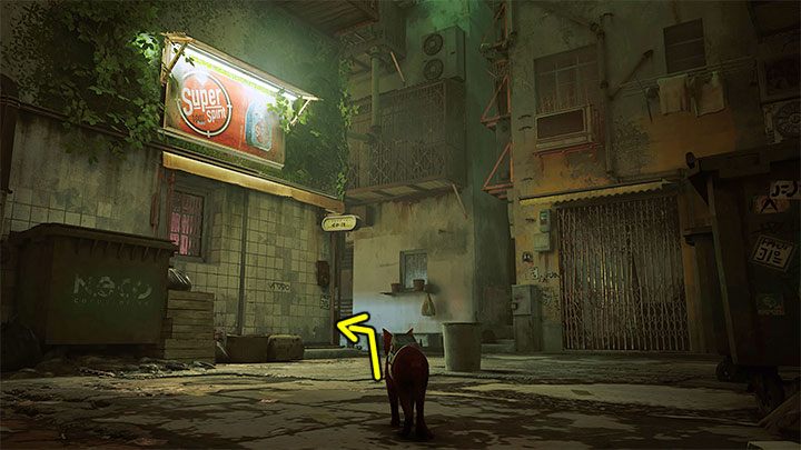 Musicie powrócić do mieszkania Seamusa - Stray: Slumsy - część 2 (The Slums - Part 2), rozdział 6 - solucja, opis przejścia - Stray - poradnik do gry